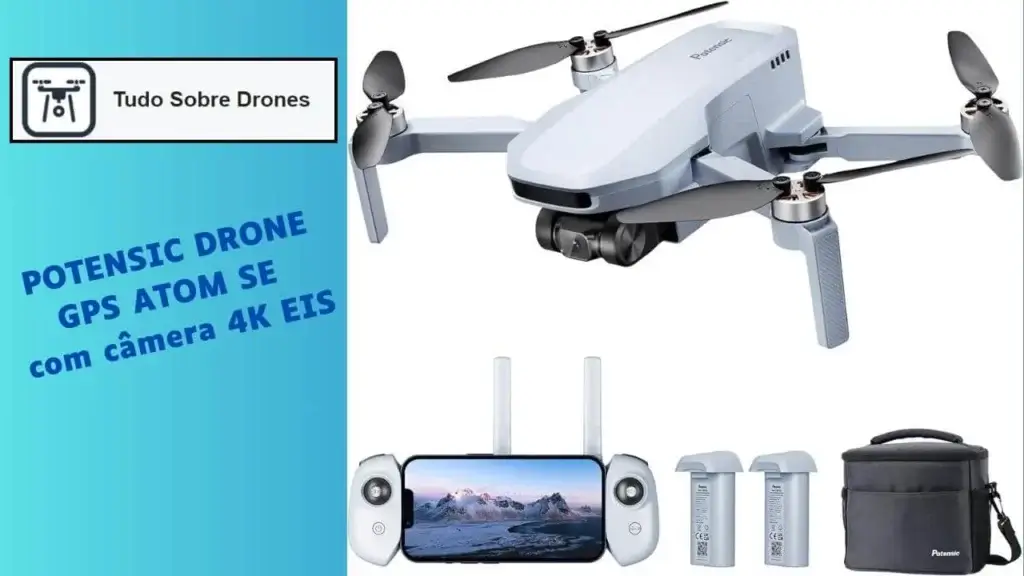 Potensic Drone GPS ATOM SE com câmera 4K