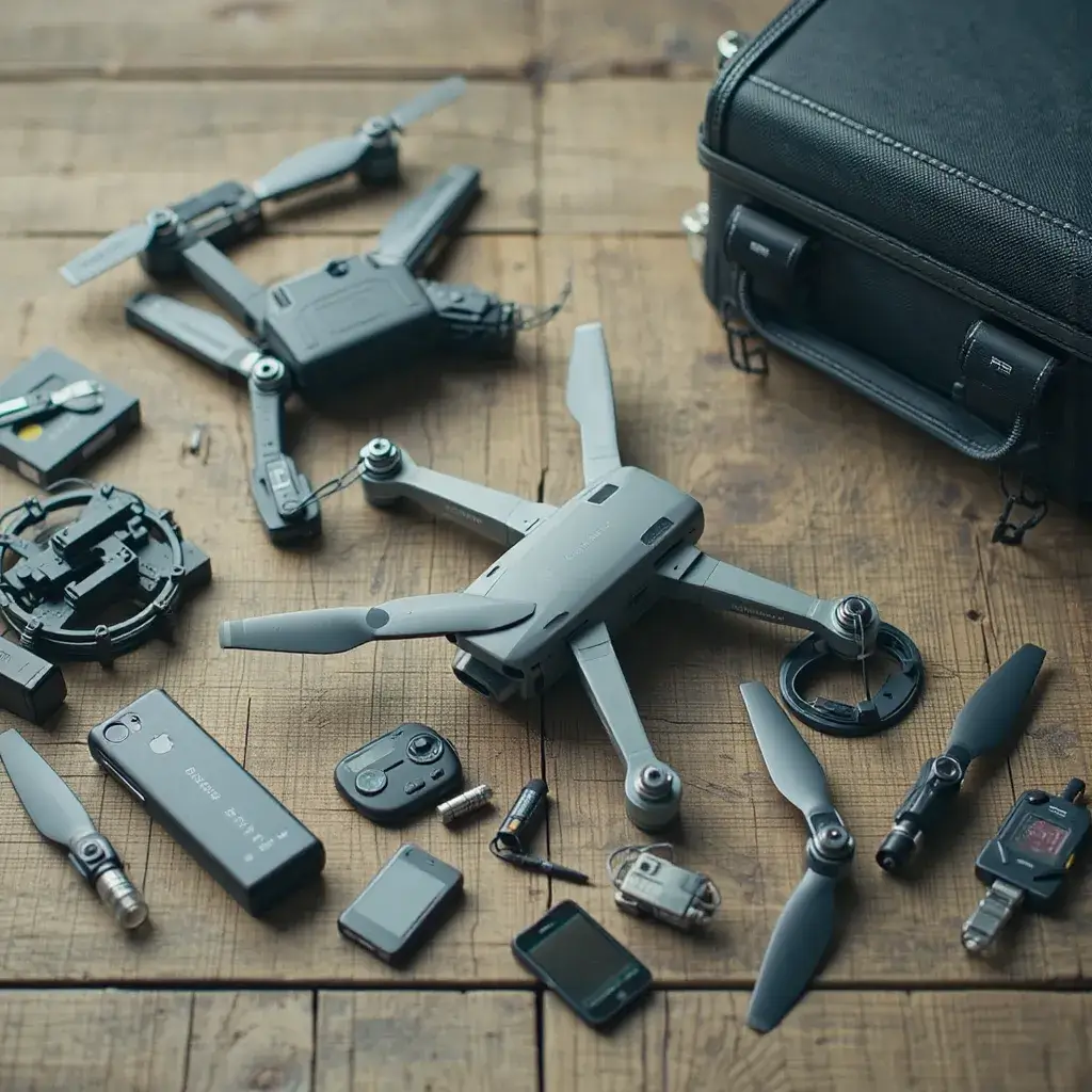 principais acessórios para seu drone